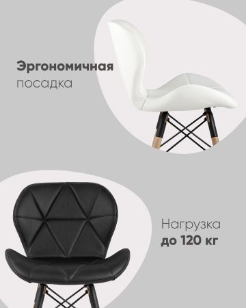 Стул Бон экокожа белый