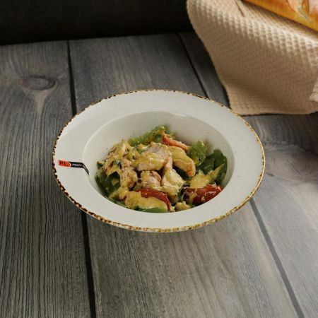 Тарелка глубокая 650 мл d 22 см h7,4 см для пасты, супа Organica Grain P.L. Proff Cuisine [6]