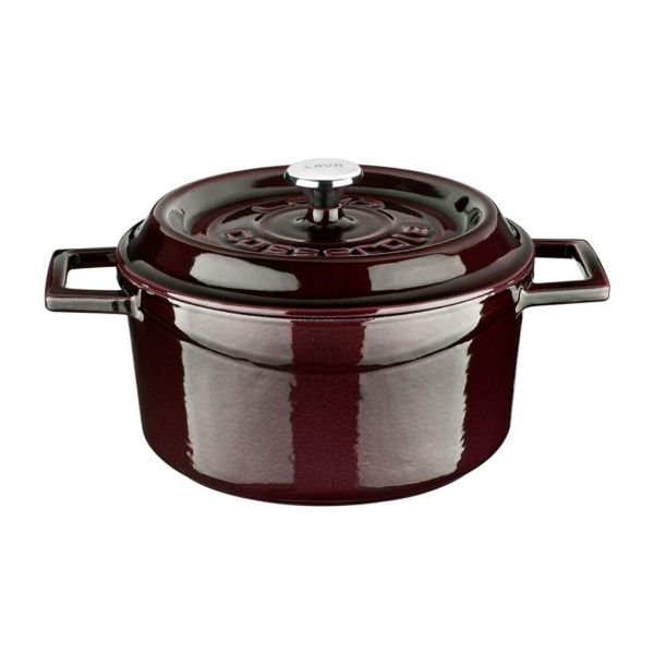 Кастрюля  2,8 л, d 20 см, h 11,5 см чугун с крышкой ИНДУКЦИЯ Majolica Mor LAVA