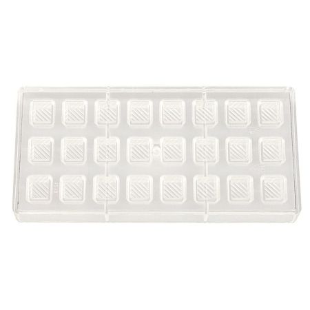 Форма для шоколада "Квадрат" 24 ячейки 21*18*13 мм, поликарбонат, P.L. Proff Cuisine