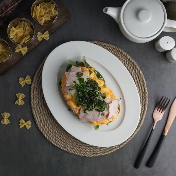 Блюдо овальное 30*22,5 см h1,9 см Fine Plus Noble [1]