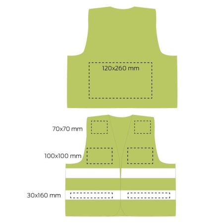 Жилет сигнальный светоотражающий L/XL