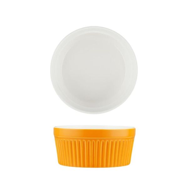 Соусник  55 мл 6 см Рамекин круглый оранжевый фарфор P.L. Proff Cuisine [6]