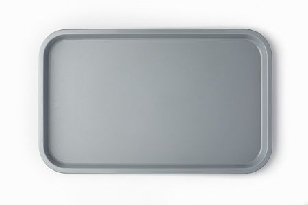 Поднос 52,5*32,5 см. серый поверхность шагрень (107) MGprof /1/10/