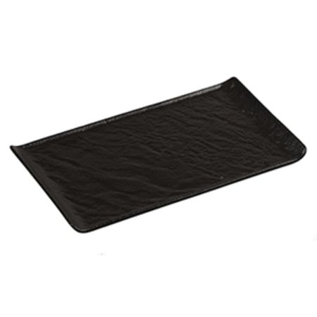 Блюдо прямоугольное 26*13 см h1,6 см с бортом Black Raw Stellar P.L. Proff Cuisine [4]