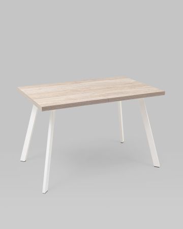 Стол Plain 116-158*74 дуб Ан/белый