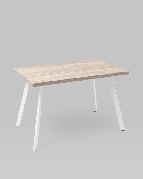 Стол Plain 116-158*74 дуб Ан/белый