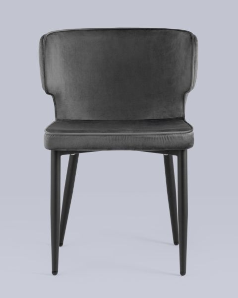 Стул Матео велюр серый