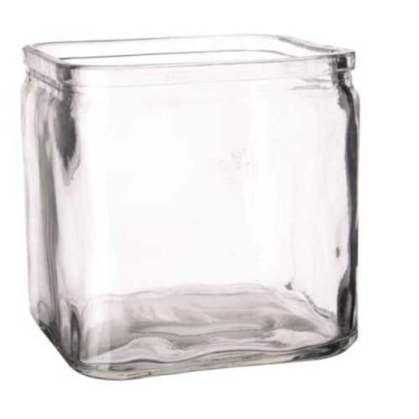 Банка для подачи квадратная 1,2 л, 12*12*12 см, стекло, P.L. Proff Cuisine