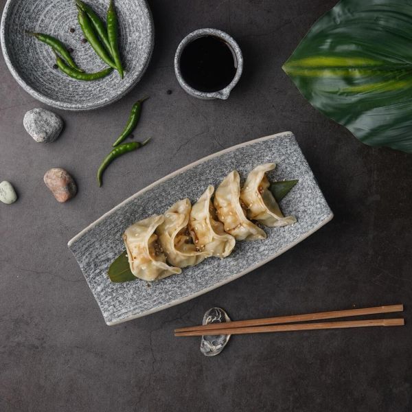 Блюдо прямоугольное 25*12*5,5 см Stone Untouched Taiga P.L. Proff Cuisine [1]