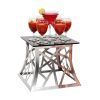 Подставка фуршетная стойка 20*20*17 см квадрат Tower Cutouts нерж. P.L. Proff Cuisine