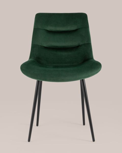Стул Остин велюр зелёный