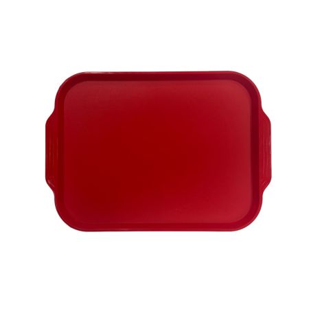 Поднос 45*34,5 см. красный (163) поверхность шагрень MGprof /1/10/