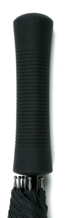 Зонт-трость механический синий, полиэстер