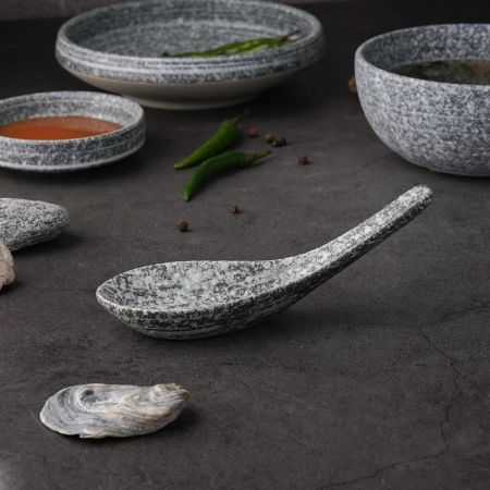 Ложка для мисосупа 20 мл 13*5*4,5 см Stone Untouched Taiga P.L. Proff Cuisine [1]