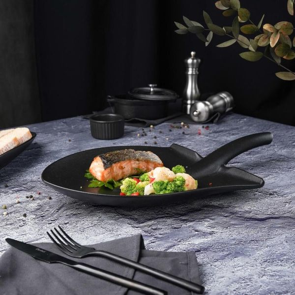 Блюдо "Лопата" 40*23*3,5 см черное Black Raw Stellar P.L. Proff Cuisine [1]