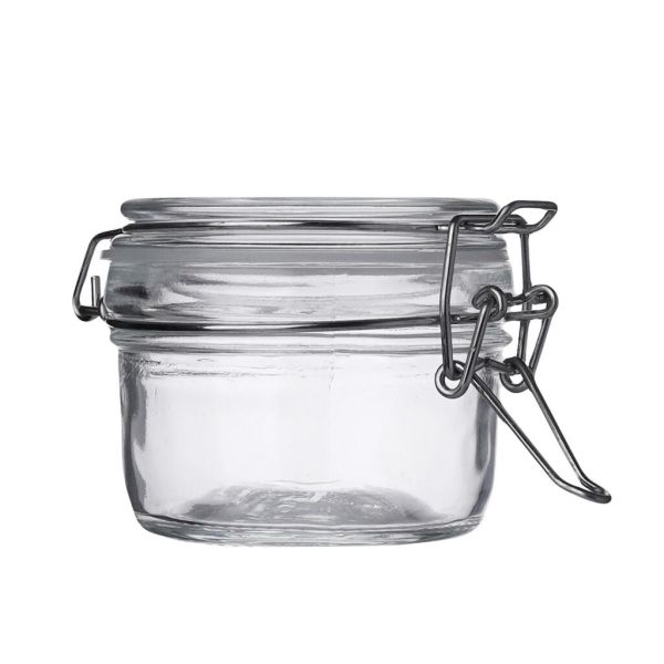 Банка для подачи и хранения 135 мл стекло с крышкой и бугельным замком d 7,7 см h6,7 см P.L.