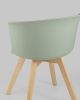 Стул Blossom с подушкой серо-зеленый