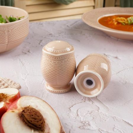 Набор для специй 2 предмета Солонка/Перечница Aristocrat Peach Tea Noble [1]