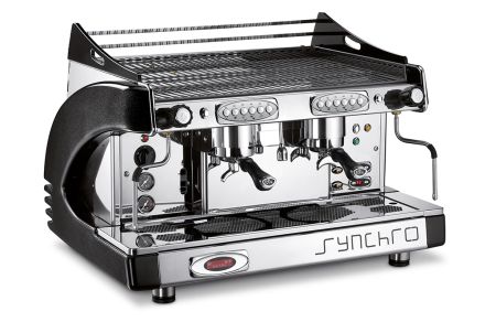 Кофемашина ручная ROYAL Synchro 2 группы Lever dispensing черная (бойлер 14 л)