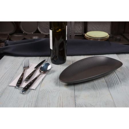 Блюдо овальное 30*14 см Smooth Black Raw Stellar P.L. Proff Cuisine [1]