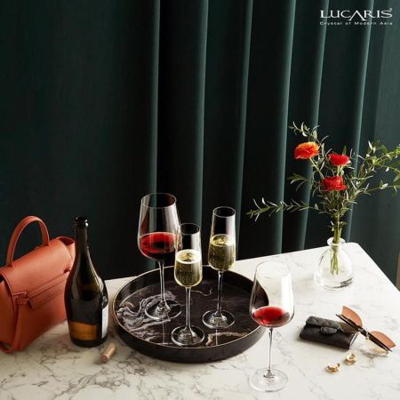Бокал для вина 545 мл хр. стекло Cabernet "Hongkong Hip" d 9 см h26,3 см Lucaris [6]