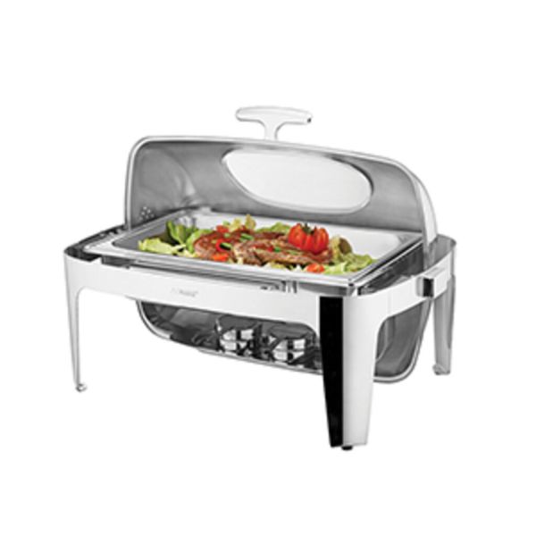 Мармит 8,5 л 1/1*65 с откидной Roll-top крышкой и окном нерж. SUNNEX