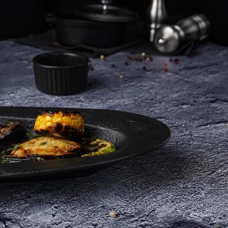Блюдо овальное 40,8*14 см h3,5 см Black Raw Stellar P.L. Proff Cuisine [1]