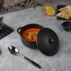 Бульонница 500 мл d 14 см h7 см с крышкой Black Raw Wood P.L. Proff Cuisine [6]
