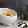 Салатник 350 мл d 12 см h10/6 см скошенный белый фарфор P.L. Proff Cuisine [4]