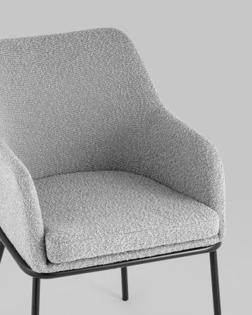 Стул Кози ткань букле серый