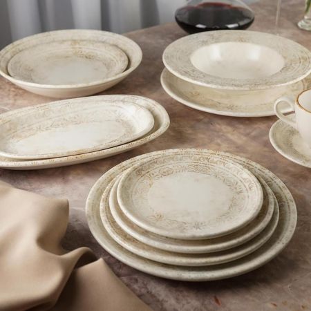 Тарелка d 24,5 см h2,1 см Antico By Bone Innovation [6]