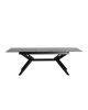 Стол обеденный Олимпия раскладной 180-230*90 керамика темная