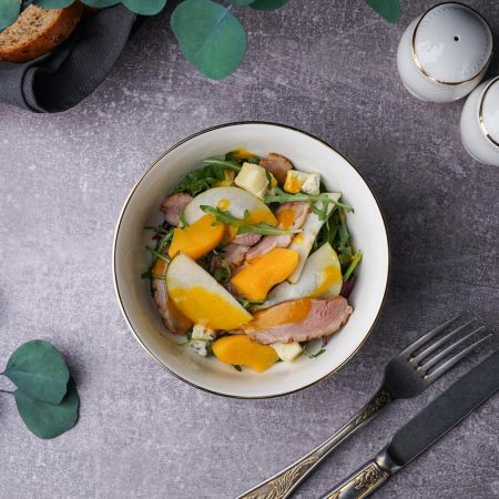 Салатник 600 мл d 15 см h7,1 см Gold Aristocrat Noble [6]