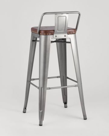 Стул барный TOLIX SOFT серебристый