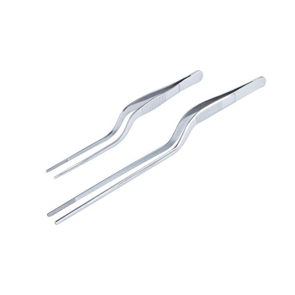 Пинцет 15,5 см нерж. изогнутый Proff Chef Line