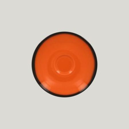 Блюдце RAK Porcelain LEA Orange 15 см, к чашке 81223536 (оранжевый цвет)