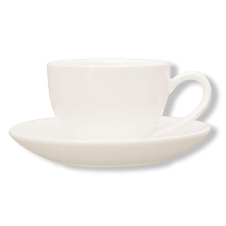 Чайная пара 200 мл белая фарфор P.L. Proff Cuisine [4]