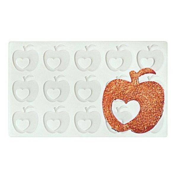 Форма кондитерская "Яблоко" 15 ячеек 40*40 мм силикон P.L.