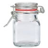 Банка для подачи и хранения 90 мл стекло с крышкой и бугельным замком 5,2*5,2*7,8 см P.L. - BarWare