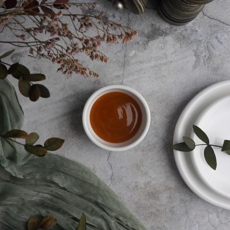 Соусник  50 мл d 7,1 см h3 см круглый белый фарфор P.L. Proff Cuisine [6]