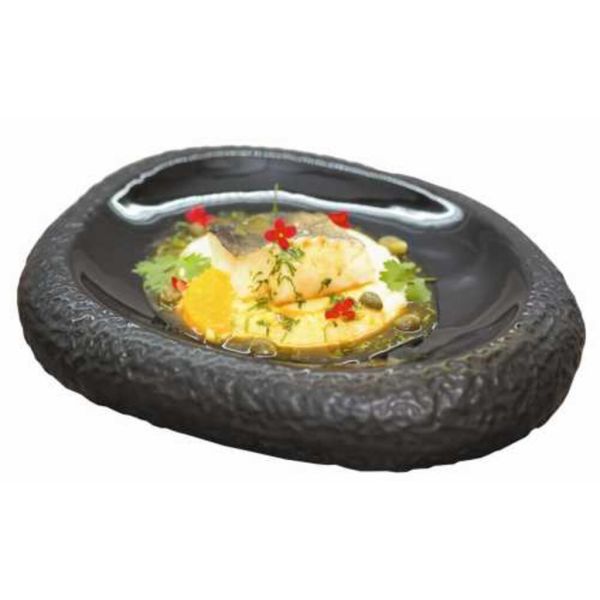 Блюдо овальное 28*22 см Organic Black P.L. Proff Cuisine [3]