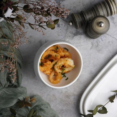 Салатник 350 мл d 12 см h10/6 см скошенный белый фарфор P.L. Proff Cuisine [4]