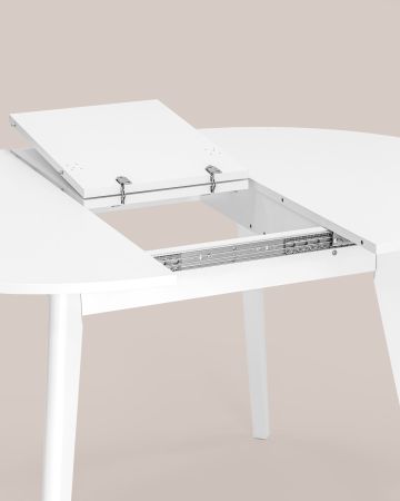 Стол Rondo 100-135*100 белый