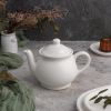 Чайник 620 мл d 12 см h13 см белый фарфор P.L. Proff Cuisine [1]