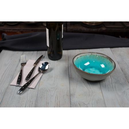 Салатник 300 мл d 17 см h6,5 см Blue Light Spider Silk Stockholm P.L. [6]