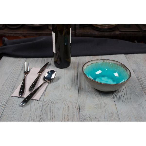 Салатник 300 мл d 17 см h6,5 см Blue Light Spider Silk Stockholm P.L. [6]