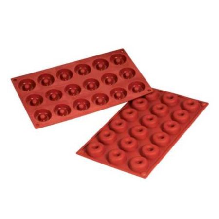 Форма кондитерская "Саварин" 18 ячеек d 40 мм, h 12 мм силикон (30*17,5 см) P.L.