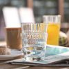 Стакан Олд Фэшн 250 мл "Стэк ап кросс Optical" Tempered Glass d 8,5 см h8,5 см Arcoroc [6]
