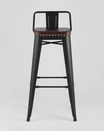 Стул барный TOLIX SOFT черный матовый